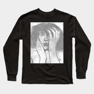 Curly girl Long Sleeve T-Shirt